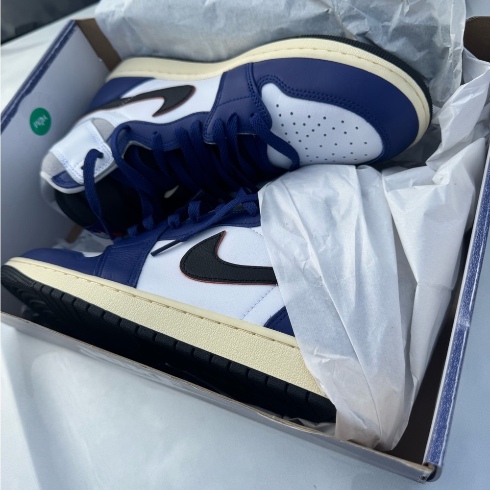 Nike Blue and White Sneakers